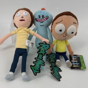 RICK AND MORTY Plush Toy Set - Multicolor